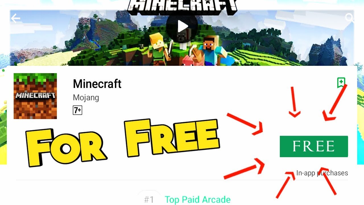 Minecraft free download android latest